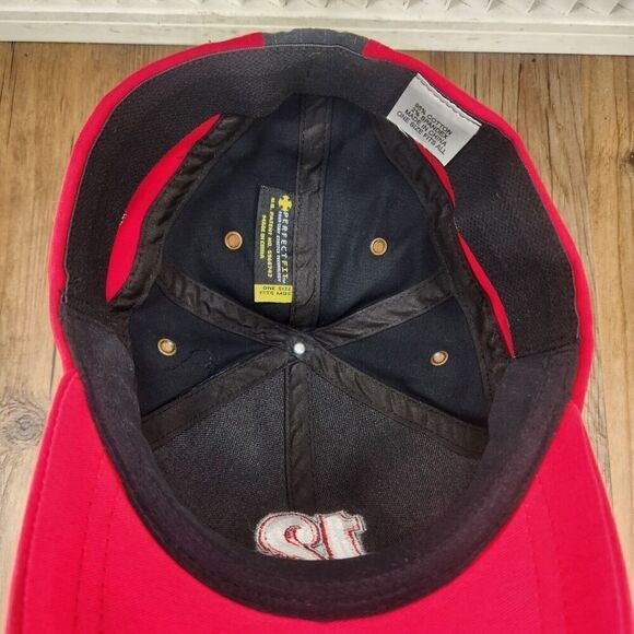 #12 Johnny Giesler "The Jet" 2011 NSRA Fitted OSFM Hat Cap Black Red Racing Cars - Picture 9 of 11